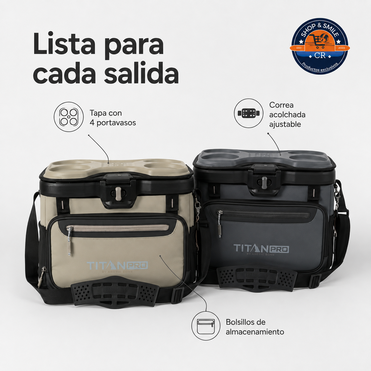 Hielera Titan PRO Arctic Zone para 40 Latas con Ice Blanket