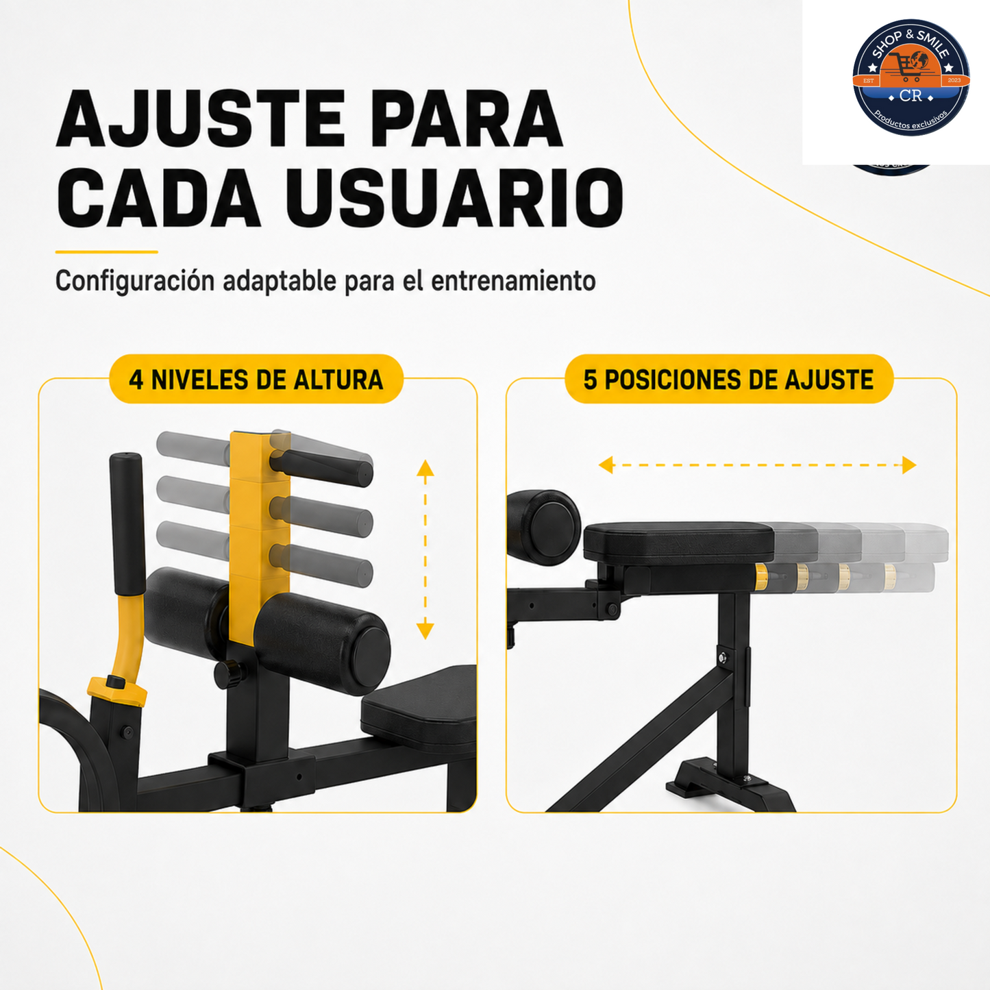 Máquina de pantorrillas GuuG ajustable