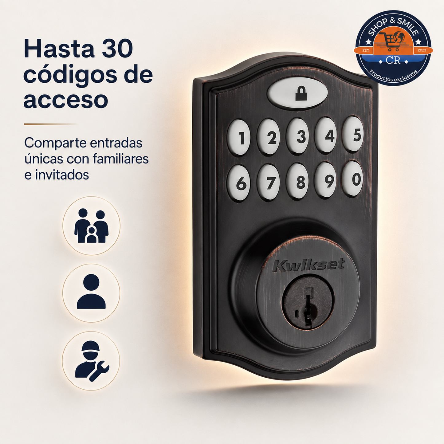 Kwikset SmartCode 914 – Cerradura Electrónica Zigbee con Teclado