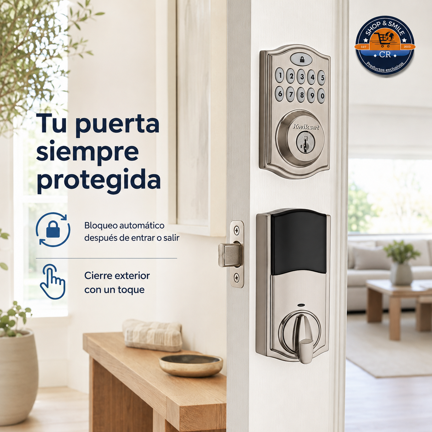 Kwikset SmartCode 914 – Cerradura Electrónica Zigbee con Teclado