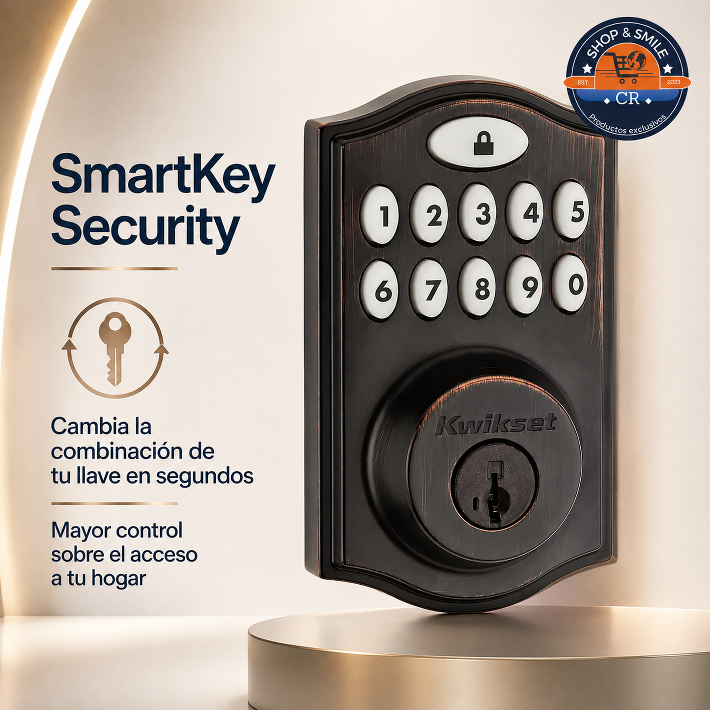 Kwikset SmartCode 914 – Cerradura Electrónica Zigbee con Teclado