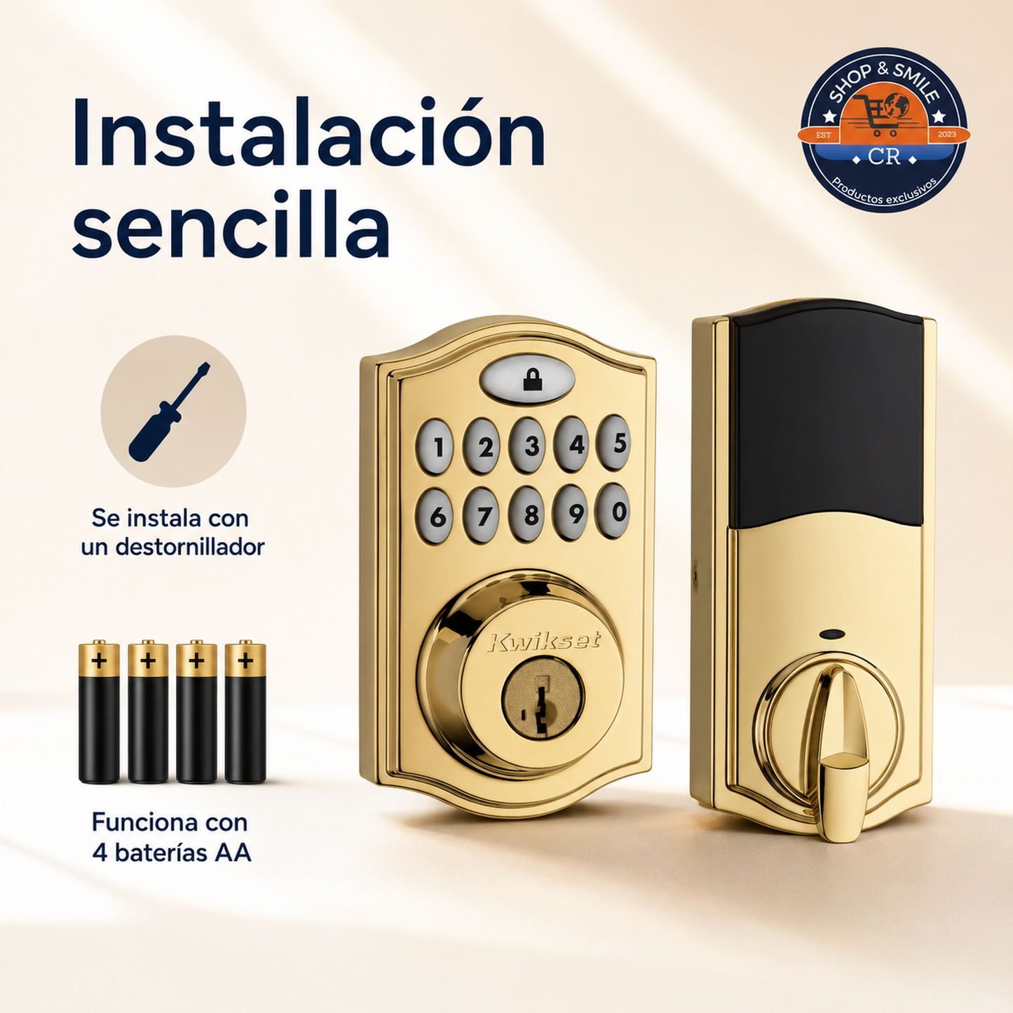 Kwikset SmartCode 914 – Cerradura Electrónica Zigbee con Teclado