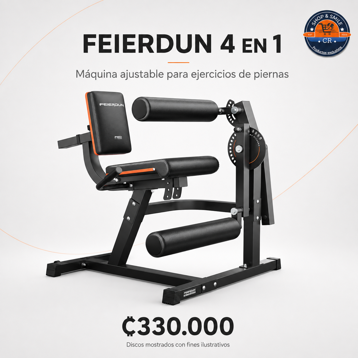 Máquina FEIERDUN 4 en 1 para ejercicios de piernas