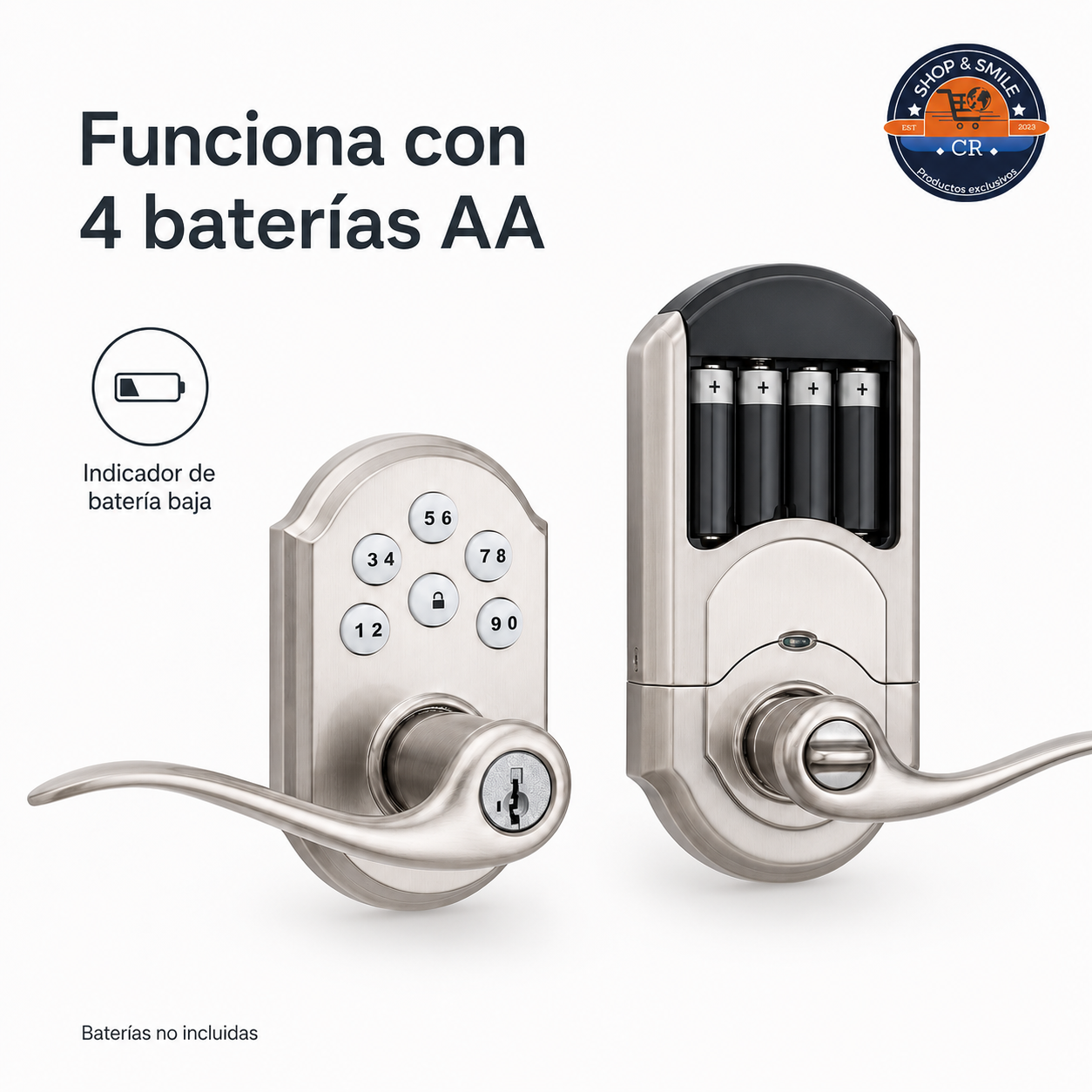 Kwikset SmartCode 912 Tustin – Cerradura electrónica Z-Wave con manija