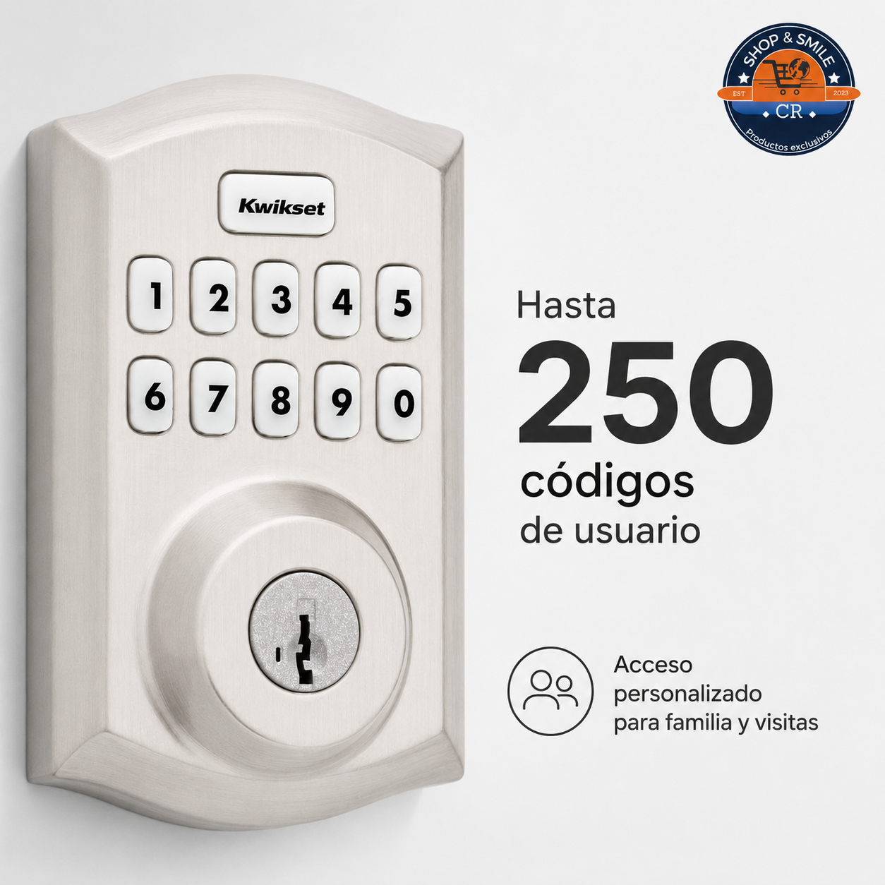 Cerradura Inteligente Kwikset Home Connect 620 Z-Wave – Níquel Satinado