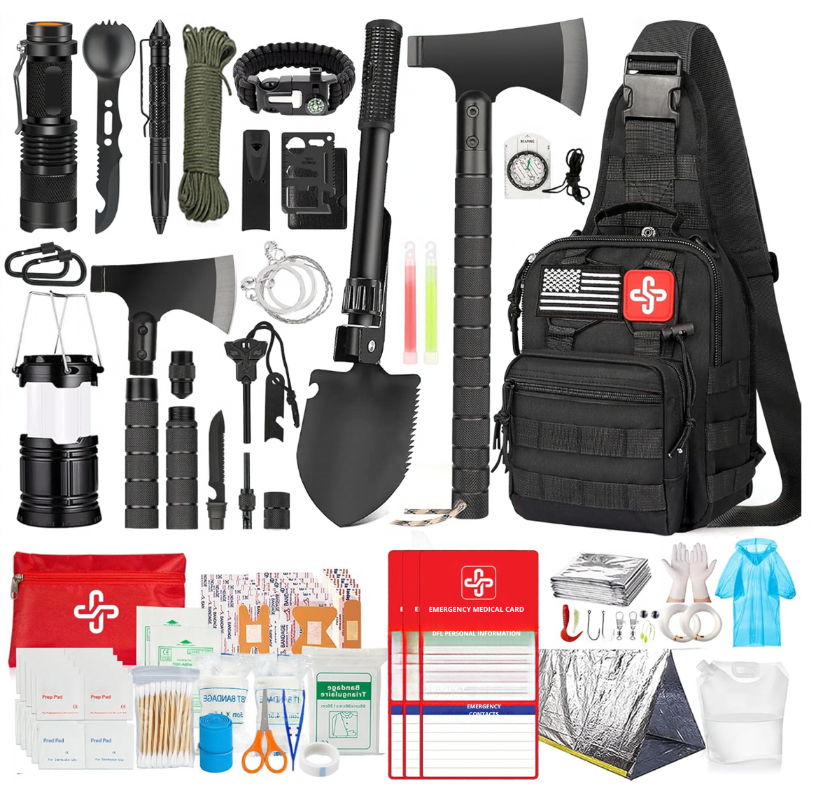 Kit de supervivencia, 262 piezas