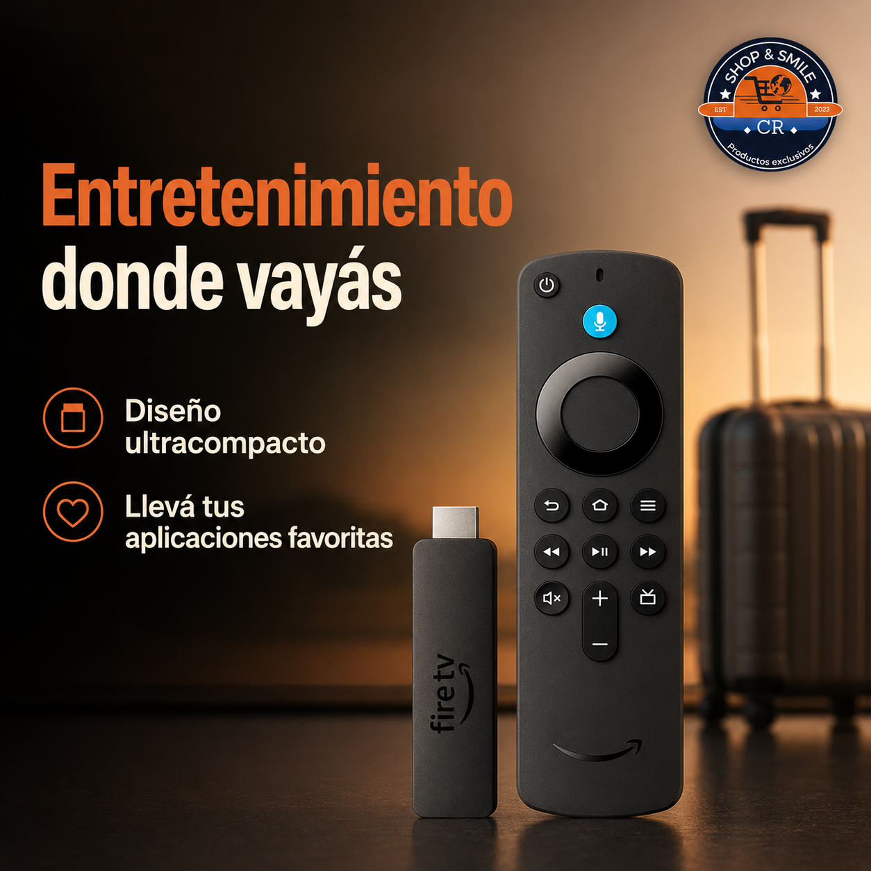 Configuración del Amazon Fire TV Stick HD mediante HDMI, USB y conexión Wi Fi