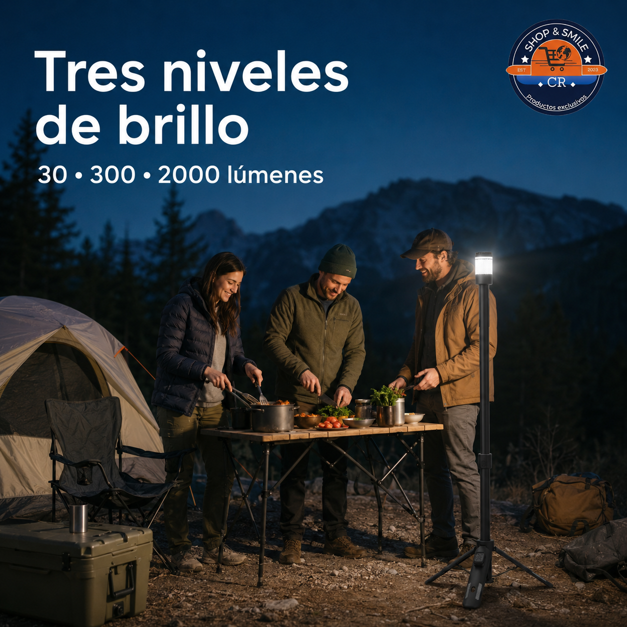 infinity-x1-tres-niveles-brillo-luz-camping.webp