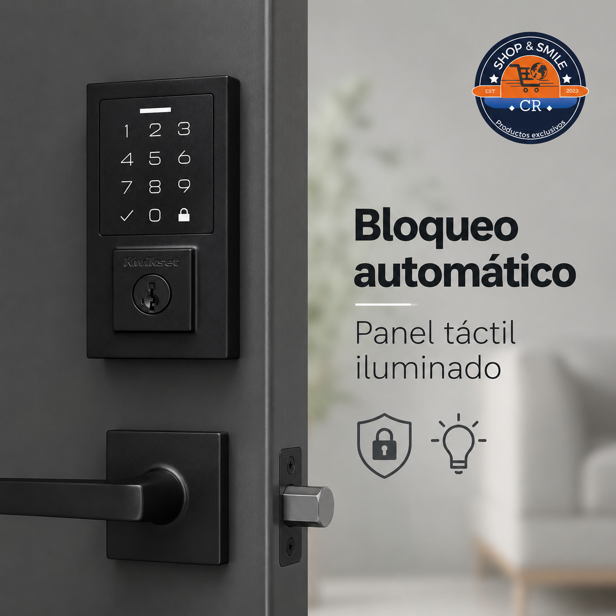 Cerradura Electrónica Kwikset SmartCode 270 con Panel Táctil