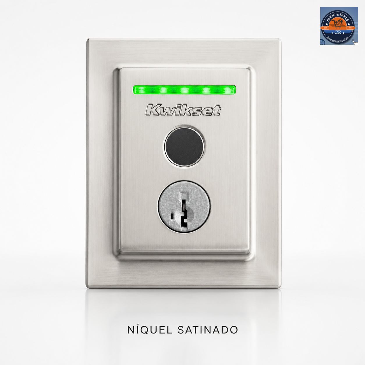 Kwikset HALO Touch – Cerradura Inteligente con Huella Digital, Wi‑Fi y SmartKey