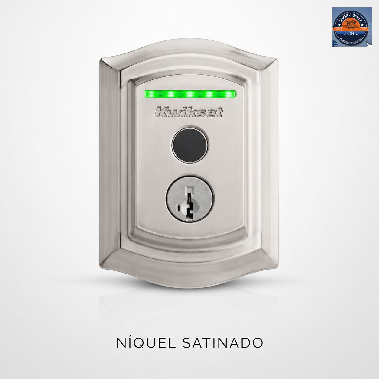 Kwikset HALO Touch – Cerradura Inteligente con Huella Digital, Wi‑Fi y SmartKey
