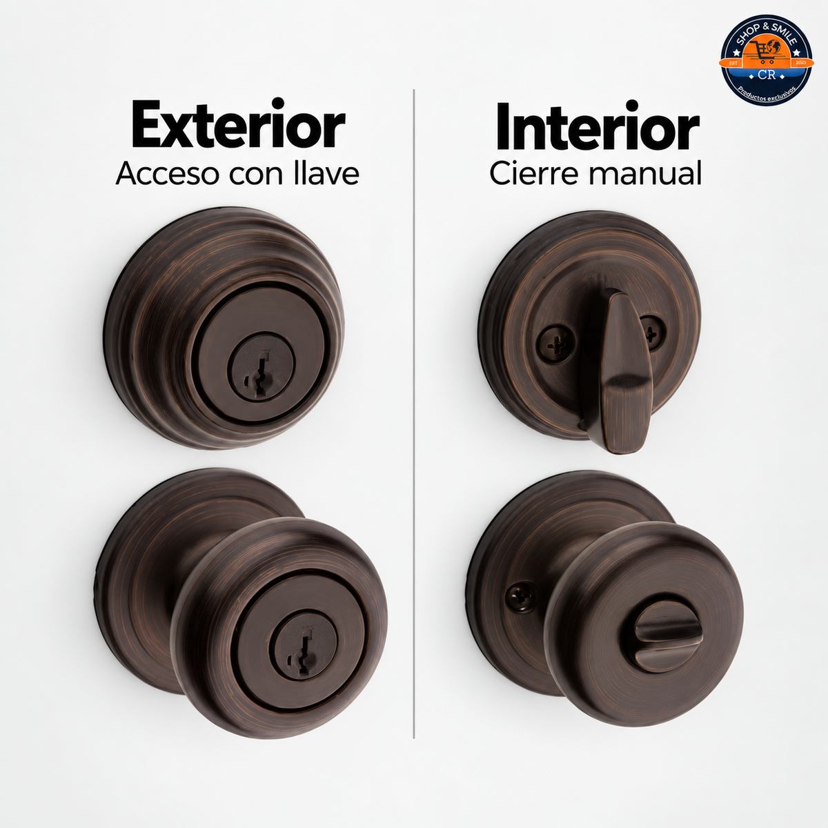 Kwikset Juno compatible con puertas de apertura izquierda y derecha