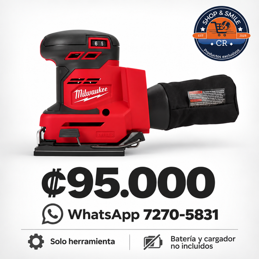 Lijadora Milwaukee M18 2649-20 disponible en Costa Rica por 95000 colones