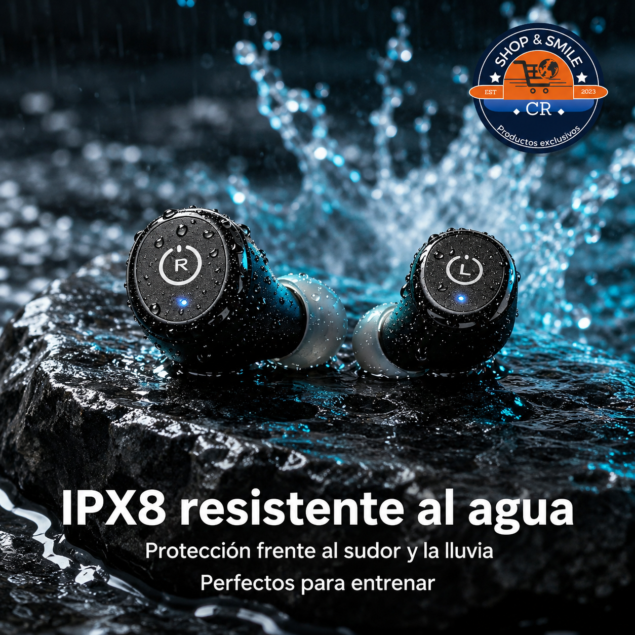 Audífonos TOZO T10 con hasta 55 horas de reproducción y carga rápida mediante el estuche