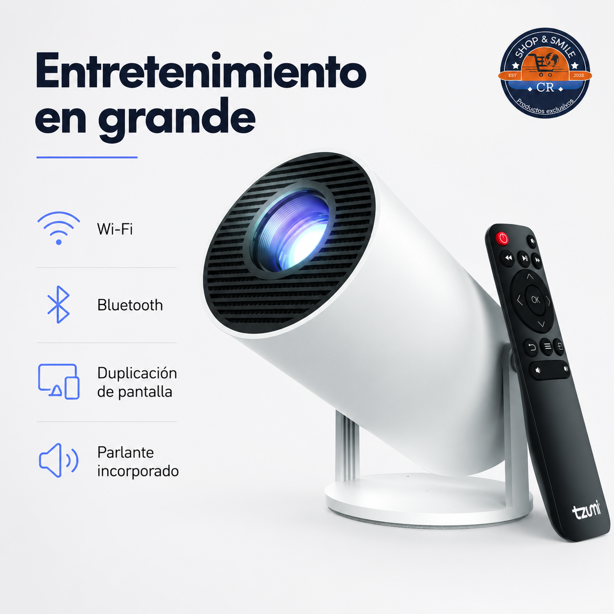 Proyector Tzumi GOTheater con precio de 35000 colones y WhatsApp 72705831